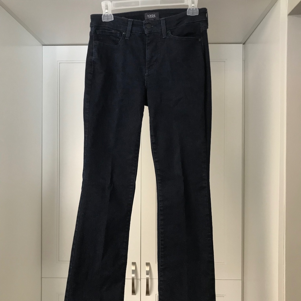 NYDJ Women’s Dark Blue High Waisted DenimJeans 6P Bootcut